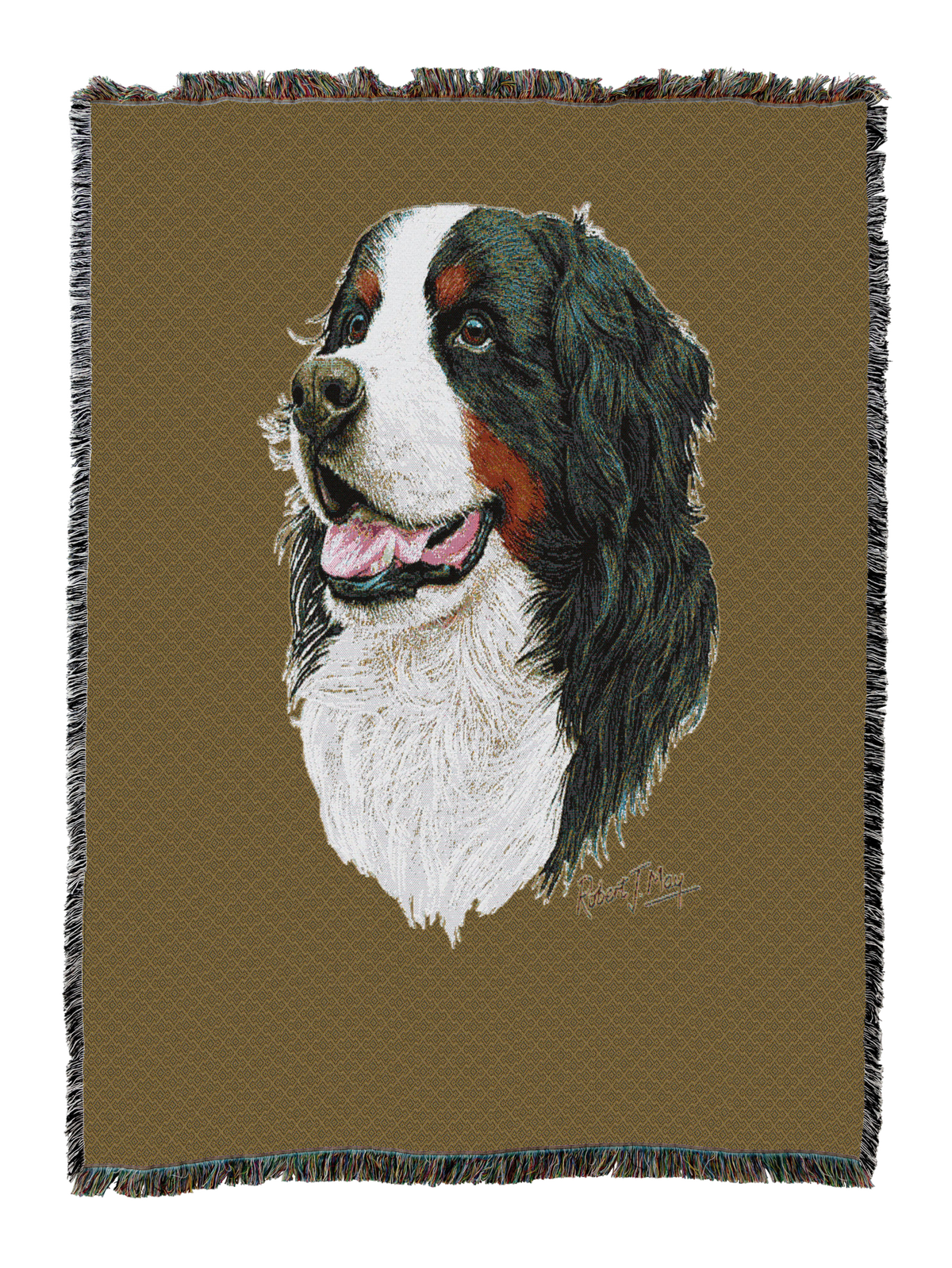 Bernese Mountain Dog Blanket