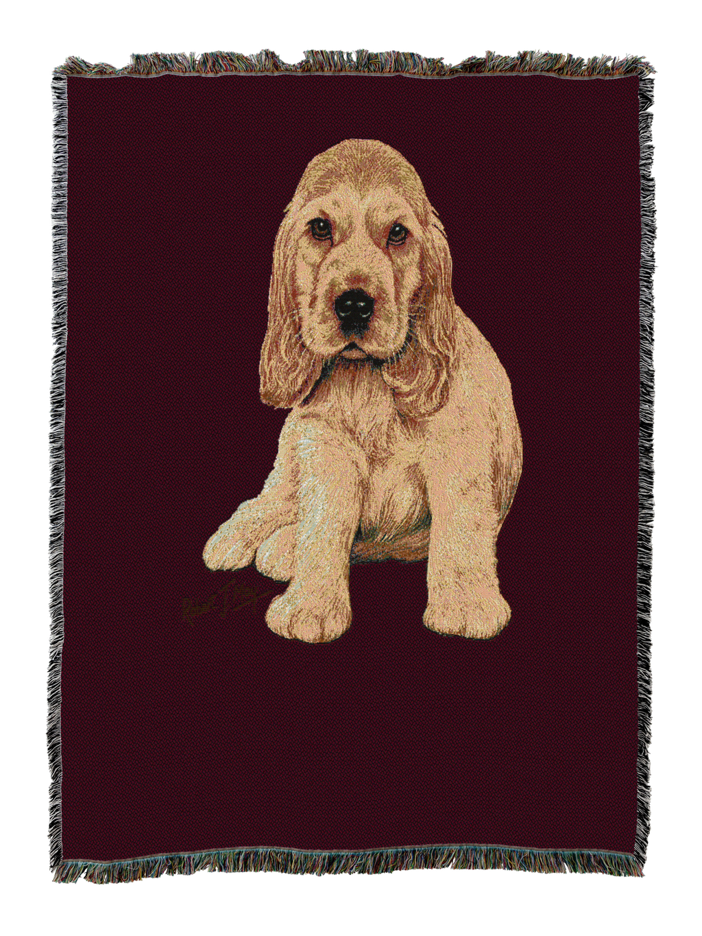 Cocker Spaniel Puppy Blanket