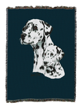 Dalmatian With Puppy Blanket
