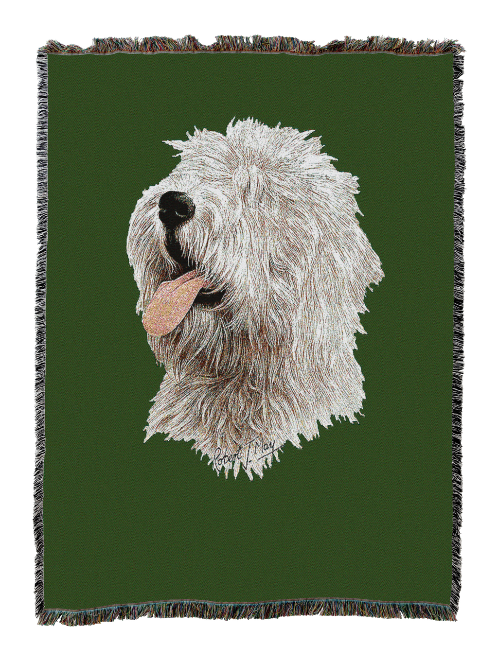 Old English Sheepdog 2 Blanket