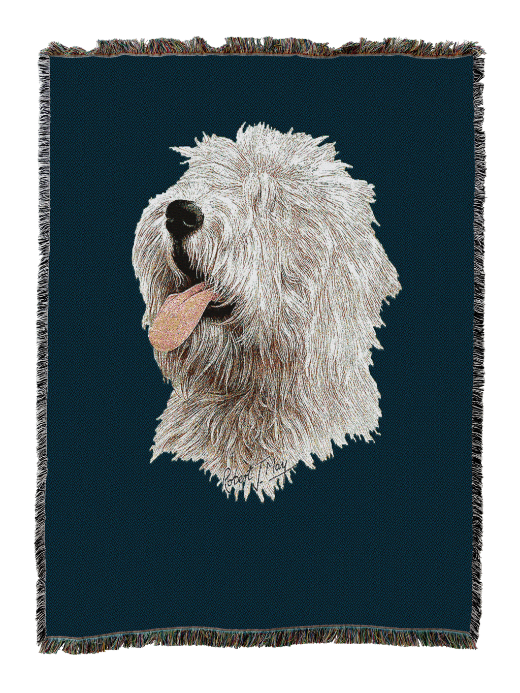 Old English Sheepdog 2 Blanket