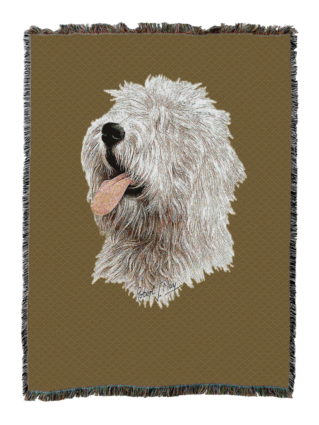 Old English Sheepdog 2 Blanket