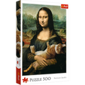 500 Piece Jigsaw Puzzles, Mona Lisa and a Purring Kitty