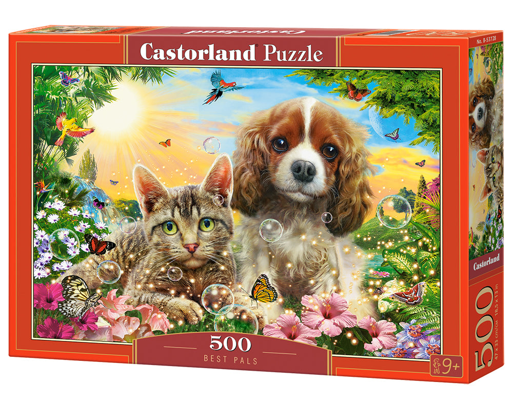 500 Piece Jigsaw Puzzle, Best Pals