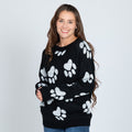 Cozy in Paws Knit Sweater