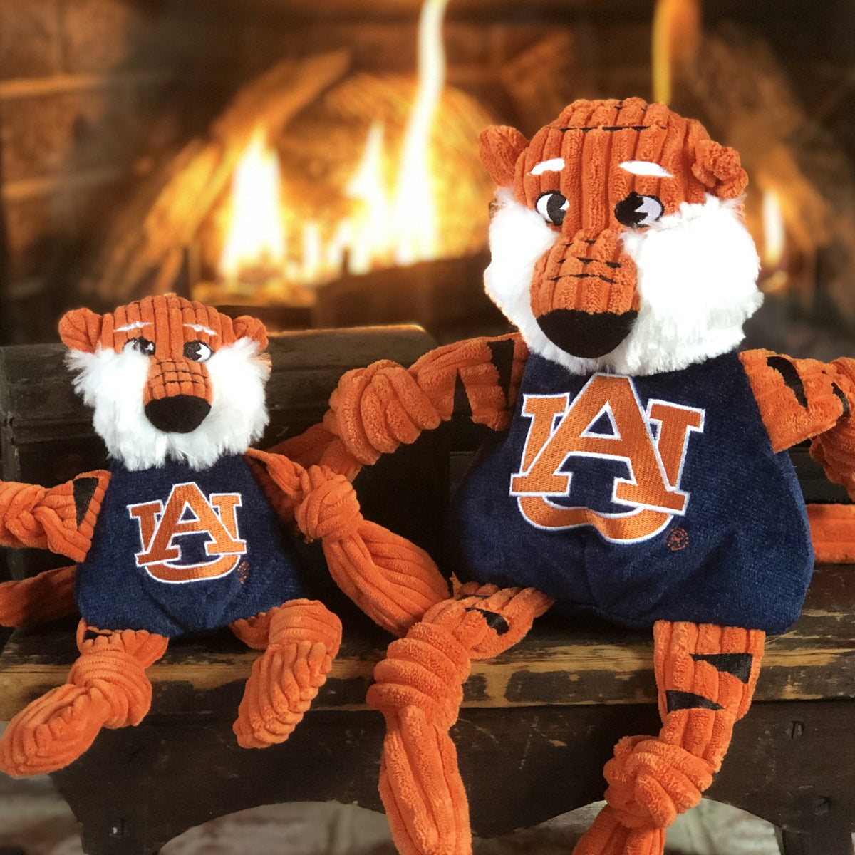 NCAA Auburn University, Aubie the Tiger Knottie® Plush Dog Toy