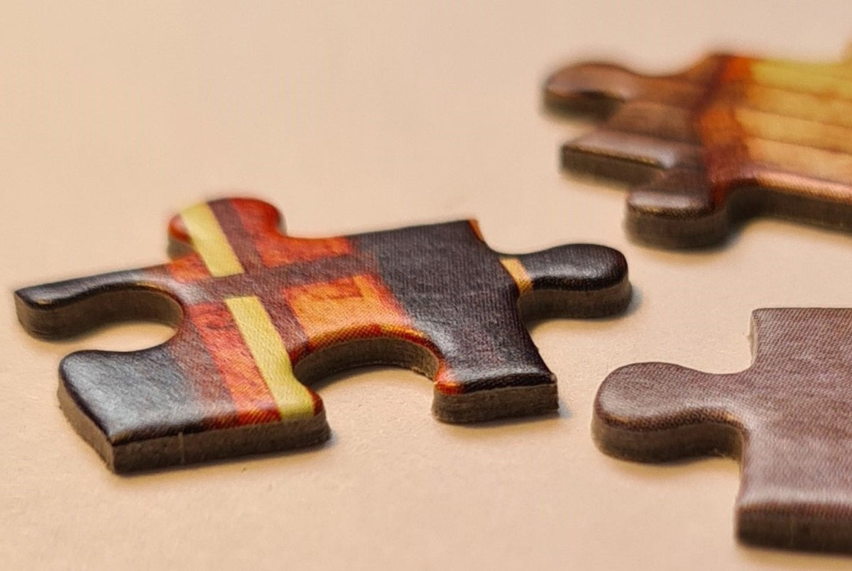 500 Piece Jigsaw Puzzle, Kitten in Flower Garden
