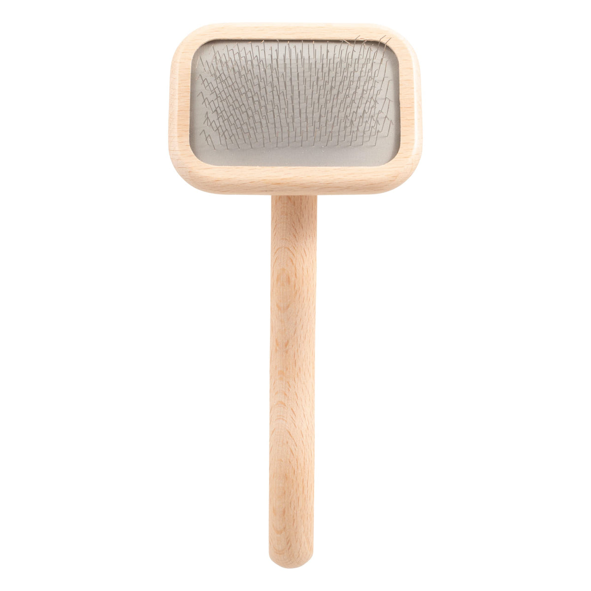 Chris Christensen Mark I Slicker Brush Groom Like a Professinal Stainless Steel Pins Lightweight Beech Wood Body Ground and Polished Tips Extra Small